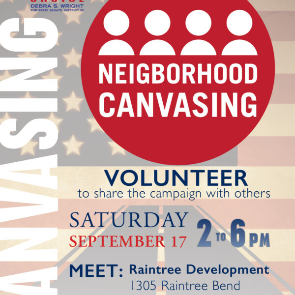 Campaign - neighborhood canvasing