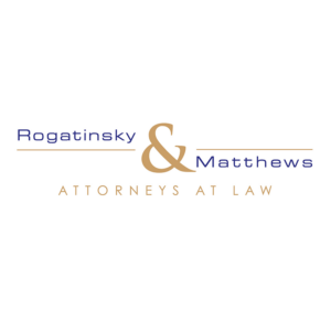Logo design for Rogatinsky and Matthews law firm