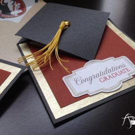 Handmade Graduation Card Fold Cap