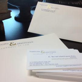 Rogatinsky Matthews Law Firm Stationary - business cards, letterhead, envelopes