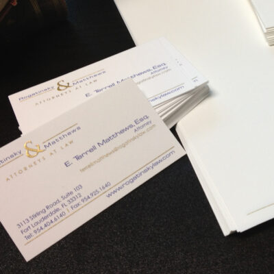 Law Attorney Business cards