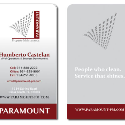 Paramount Business Card