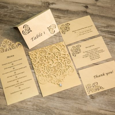 Diamond Accent Vertical (Matching Laser Cut Cards Available) - WRL0005