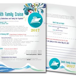 Family Cruise Flyer design
