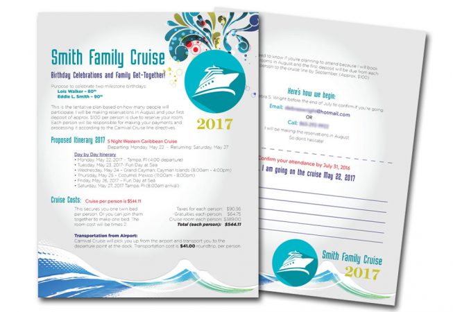 Family Cruise Flyer